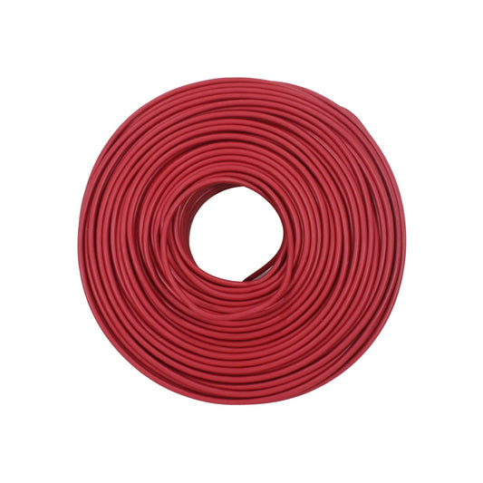 Cable eléctrico rojo calibre 14 en rollo de 100 metros para instalaciones residenciales