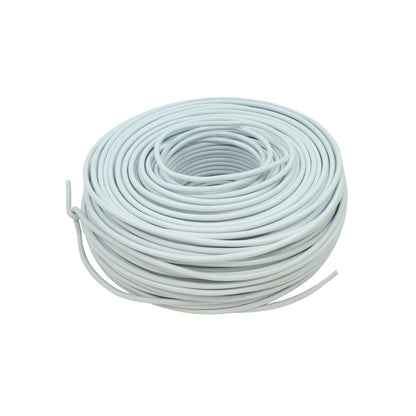 Rollo de cable eléctrico blanco calibre 14, 100 metros para instalaciones eléctricas