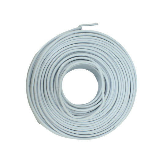 Cable eléctrico blanco calibre 14 en rollo de 100 metros para instalaciones domésticas
