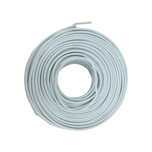 Cable 100% cobre.,100 metros de largo.,Calibre 14,Tensión máxima 600 V,Blanco.,Resistente a la humedad.,Antiflama resiste a la propagación de incendios.,Ideal para instalaciones eléctricas comerciales e industriales.