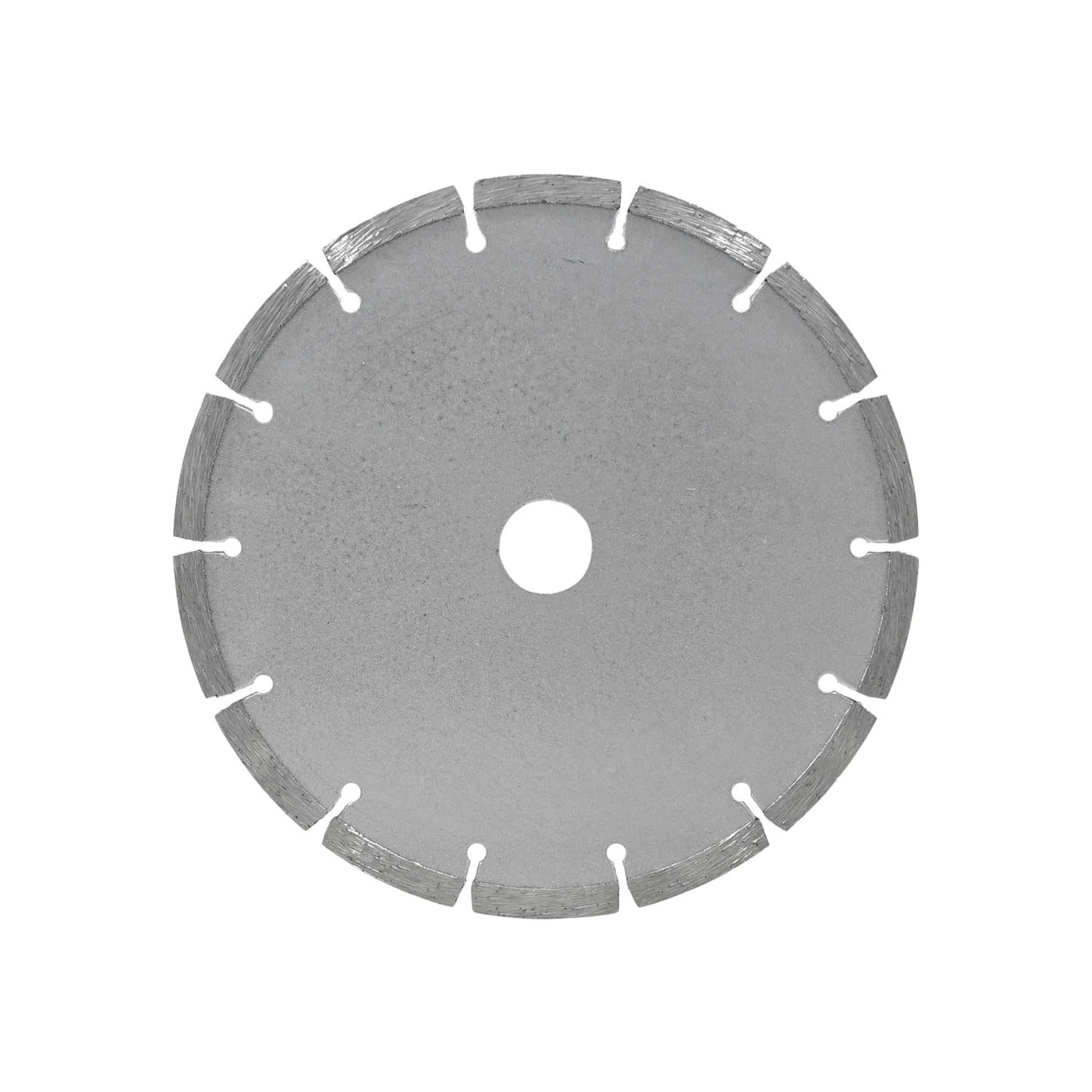 Disco de corte diamantado segmentado gris para amoladora, ideal para concreto, piedra y obra