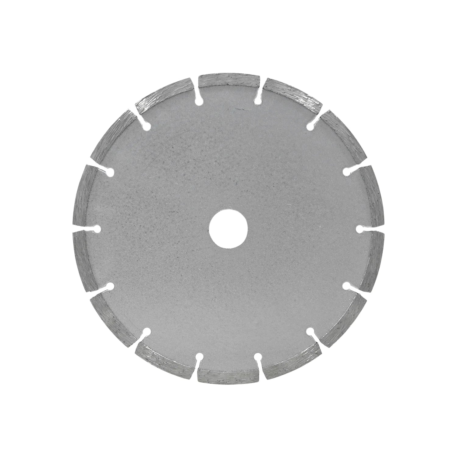 Disco de corte diamantado segmentado gris para amoladora, ideal para concreto, piedra y obra