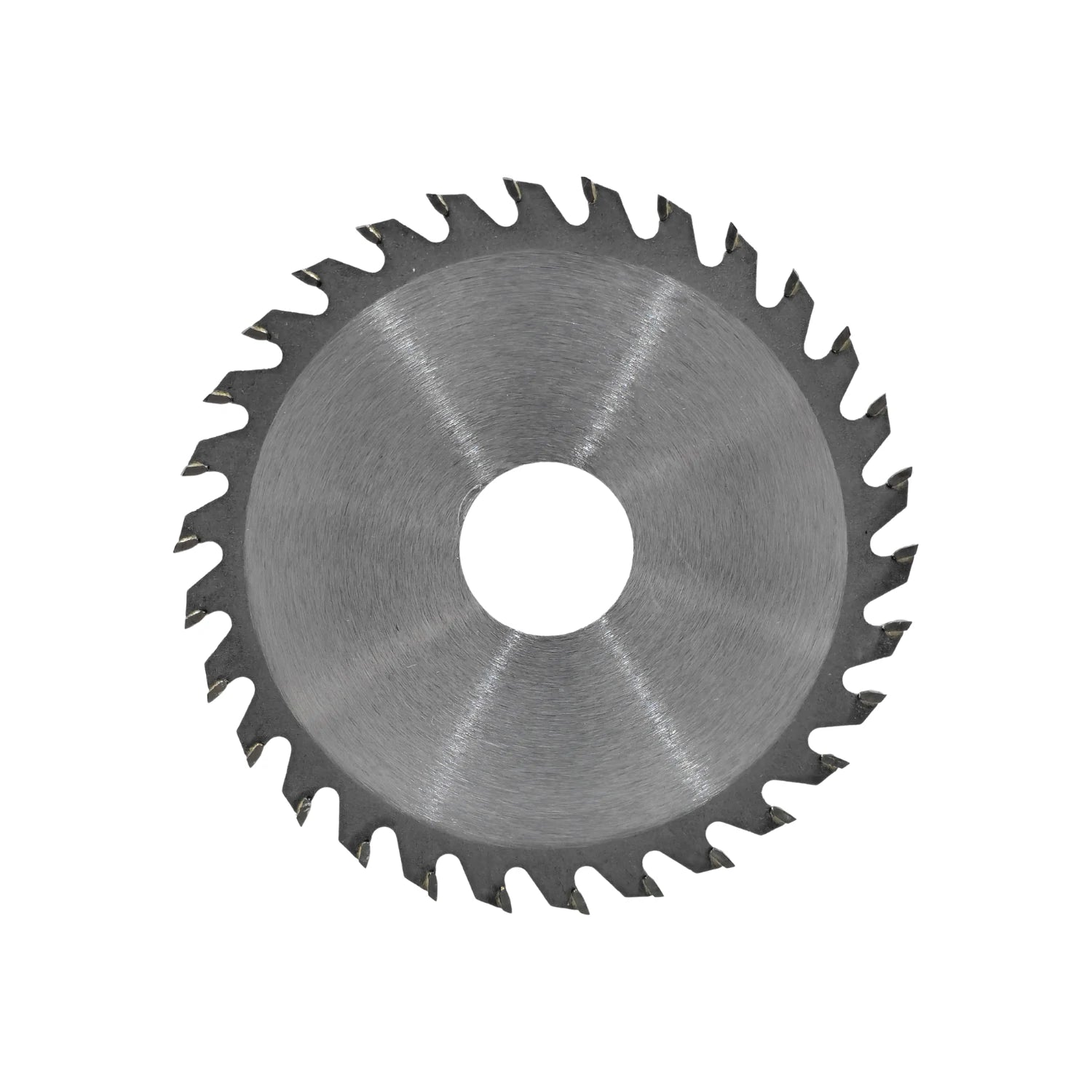 Disco sierra circular metálico de 4 3/8 pulgadas con 30 dientes y eje de 7/8 para corte de madera