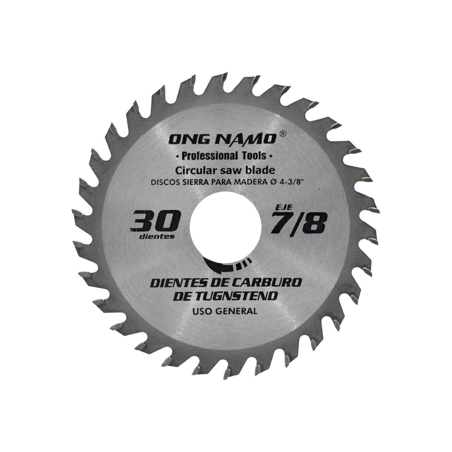 Disco sierra circular 7/8" de 30 dientes Ong namo 430
