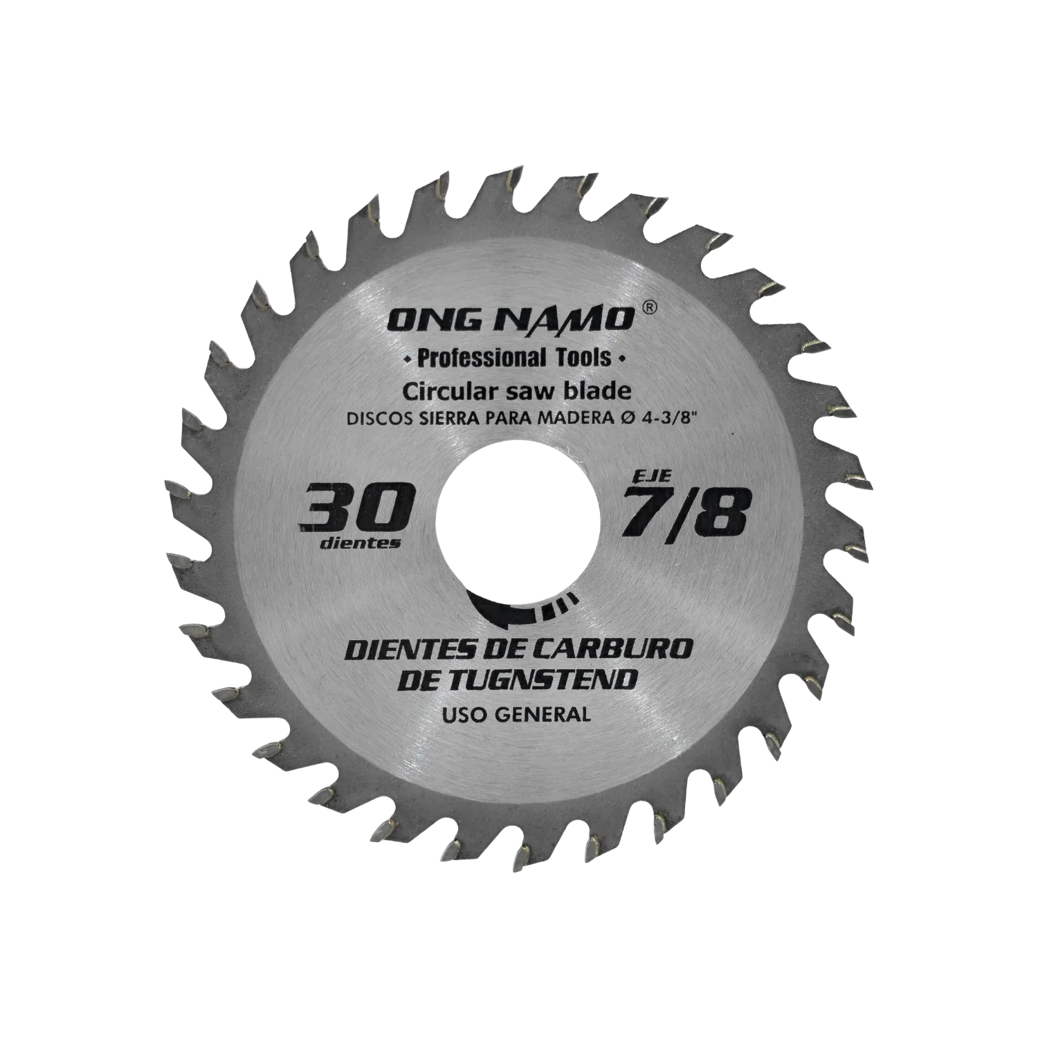 Disco sierra circular 7/8" de 30 dientes Ong namo 430