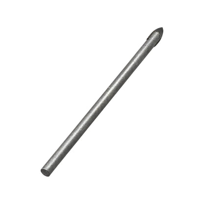Broca para vidrio 1/8 pulgada, punta de carburo metálica, ideal para perforaciones precisas en cristal.