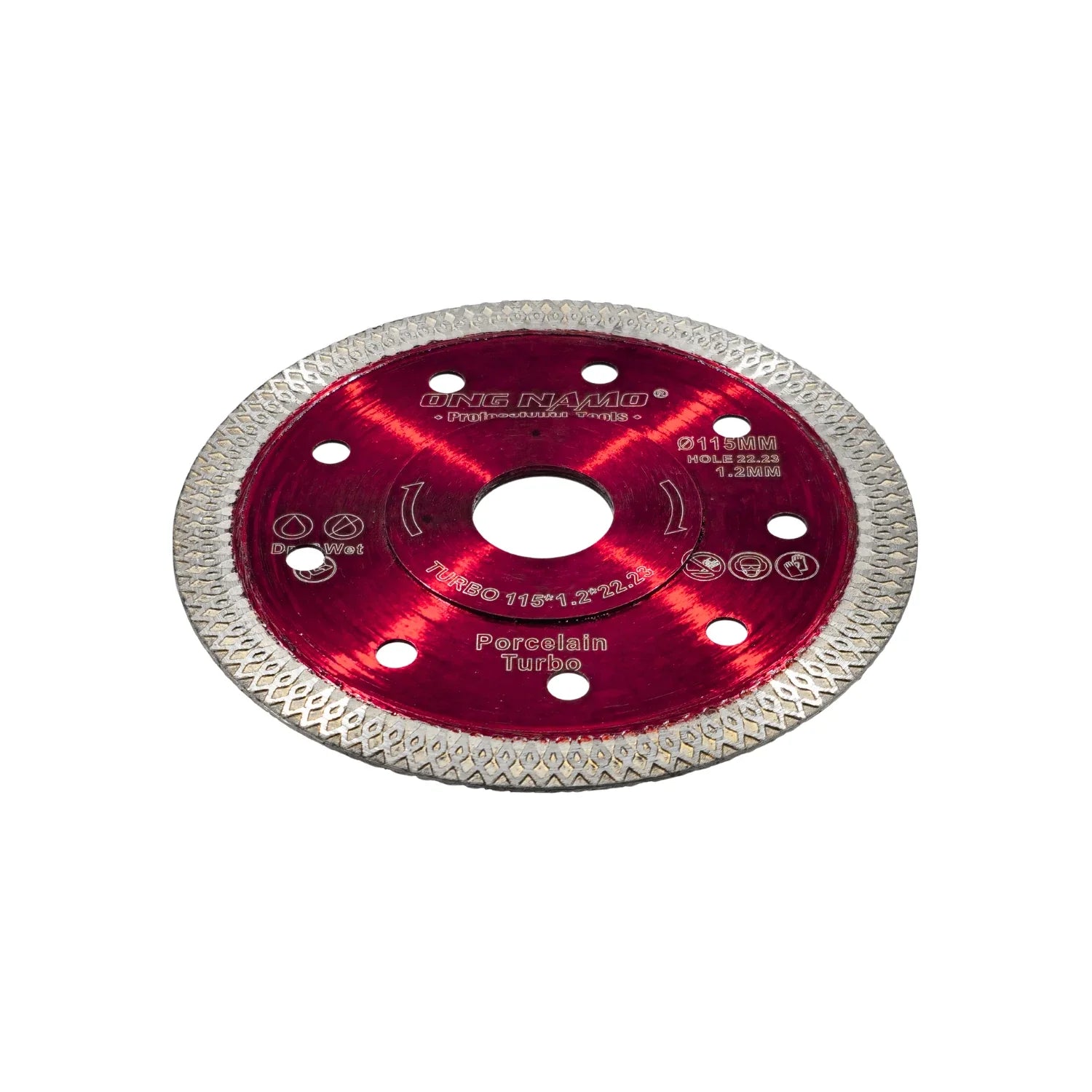 Disco 4 1/2" para porcelana Ong namo CZP666 diamantado