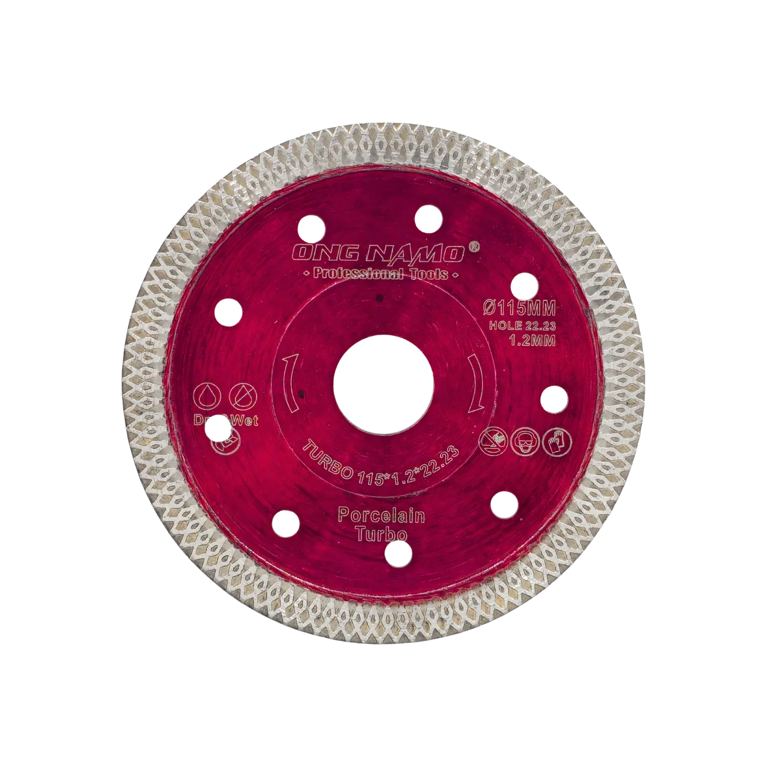 Disco 4 1/2" para porcelana Ong namo CZP666 diamantado