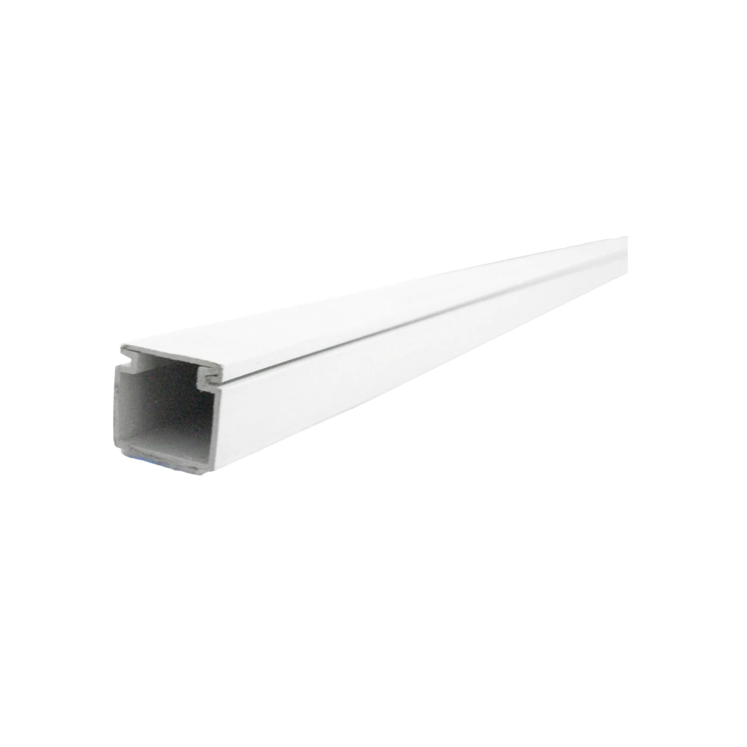 Canaleta blanca de 2 vías con adhesivo para organizar y proteger cables eléctricos