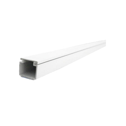 Canaleta blanca de 2 vías con adhesivo para organizar y proteger cables eléctricos