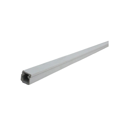 Canaleta 1 vía con adhesivo 11 mm x 12 mm x 2 m blanca 1112