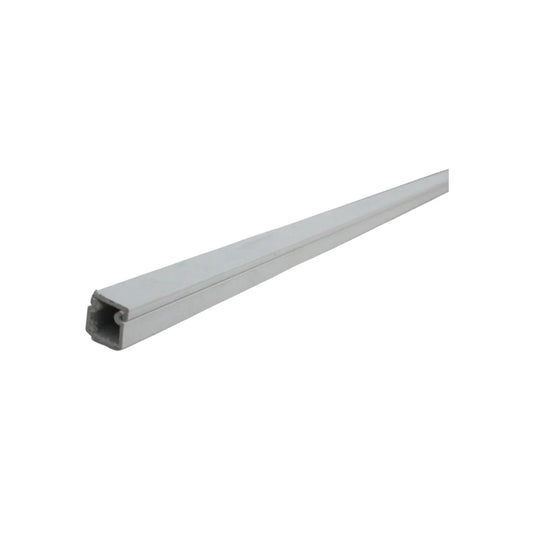 Canaleta 1 vía con adhesivo 11 mm x 12 mm x 2 m blanca 1112