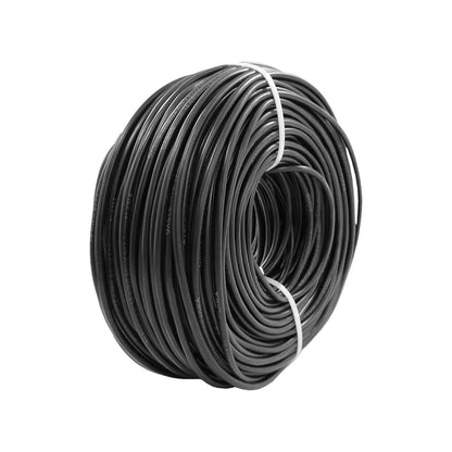 Cable 100% cobre.,90 metros de largo.,Calibre 12,Flexible. y ligero.,Aislamiento de PVC y antiflama 90º