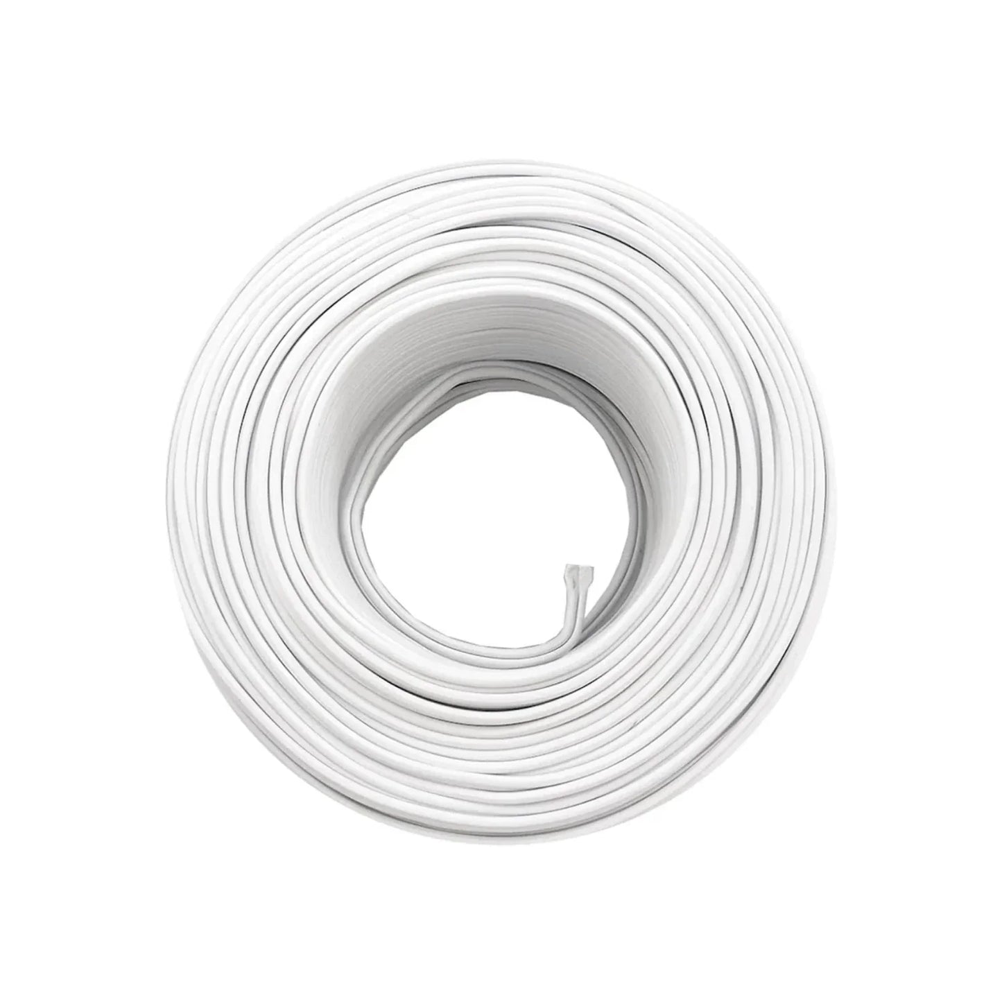 Cable 100% cobre.,90 metros de largo.,Cable dúplexcalibre 18,Aislamiento individual de PVC antiflama.,Ideal para suministrar energía en baja tensión.,Tensión máxima 300 V