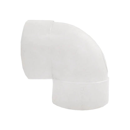 Codo PVC Seriplast blanco 4 pulgadas (100mm) a 90 grados para tuberías sanitarias de desagüe