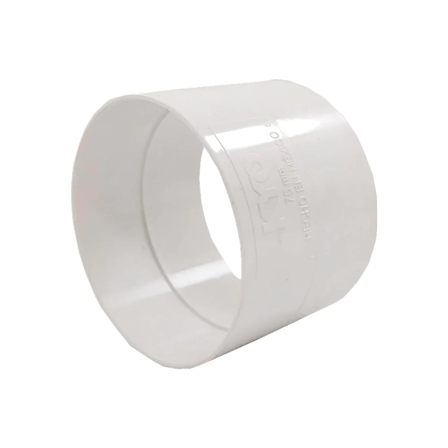 Elaborado de PVC,Cople 3" (75 mm).,Cople sanitario.