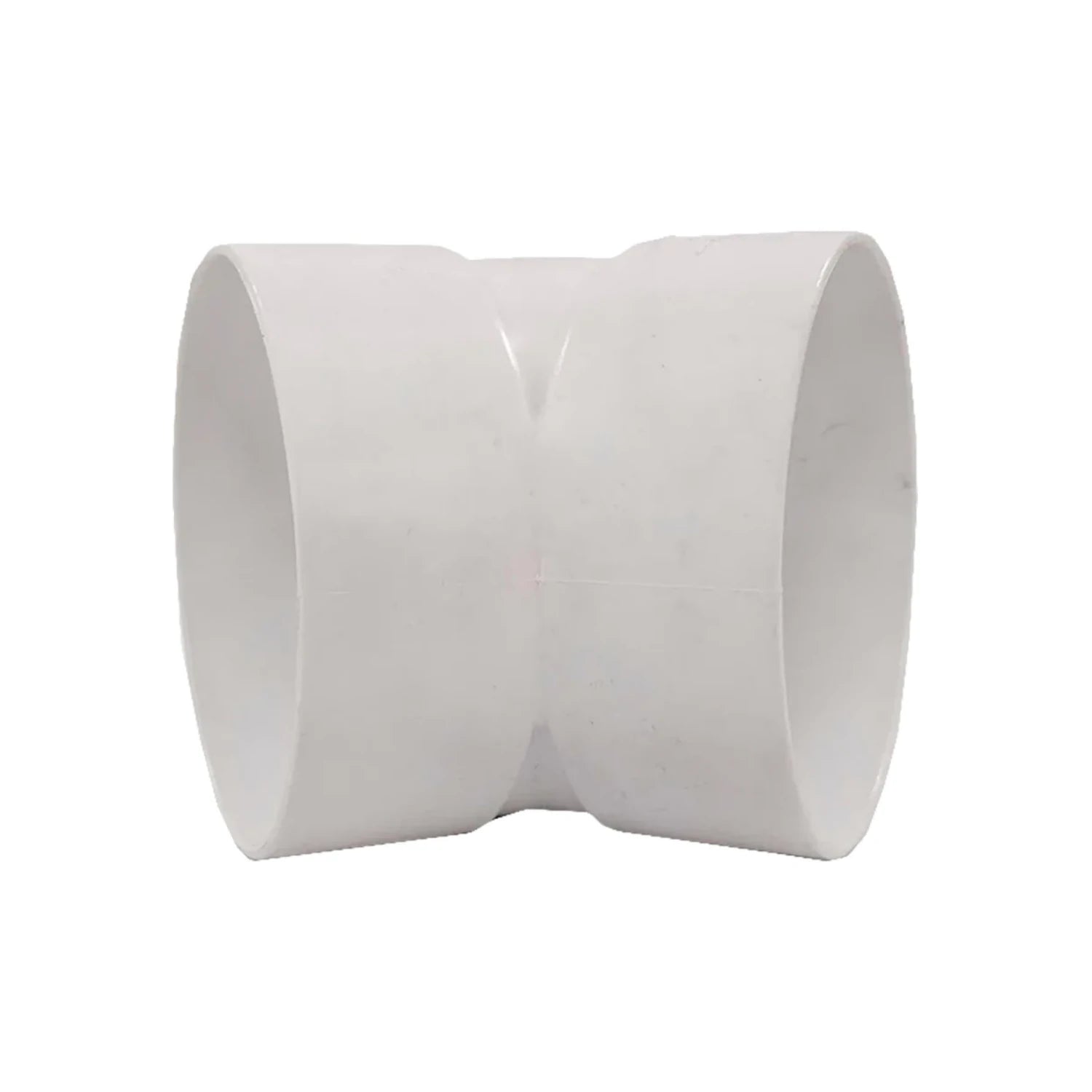 Codo PVC blanco 45 grados 3 pulgadas (75 mm) sanitario para conexiones de tuberías