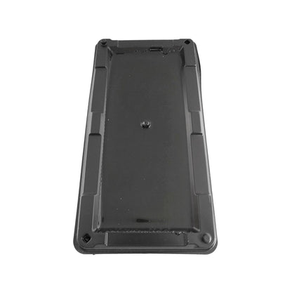 Base de trampa para ratas rectangular negra, plástico resistente para control de roedores eficiente.