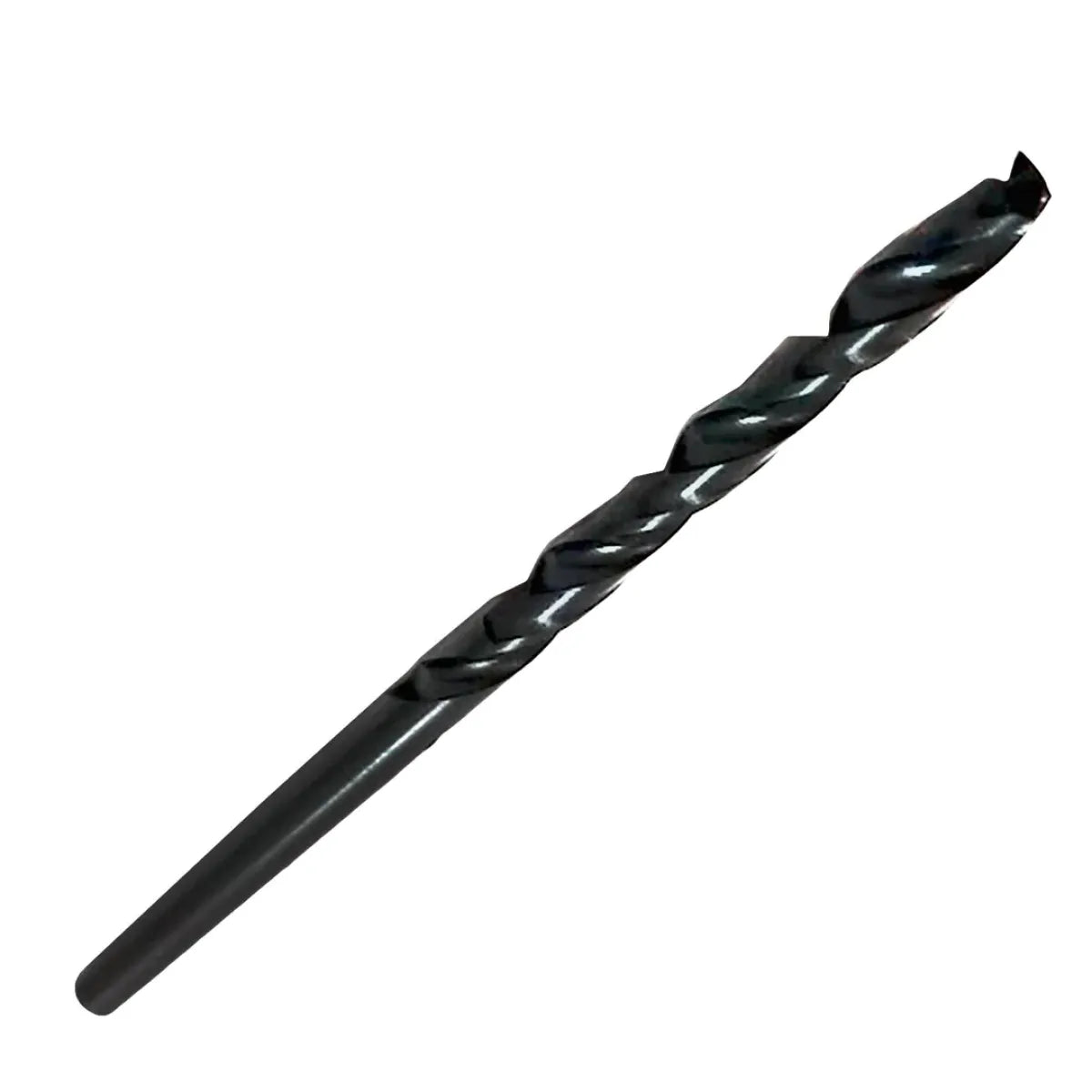 Broca helicoidal de acero para taladro, color negro, para perforar metal, madera y plástico con precisión.