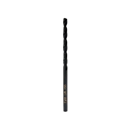 Broca helicoidal para metal Elyot 1/8 pulgadas de acero rápido HSS color negro acabado pavonado