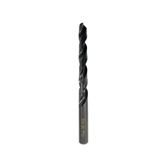 Broca espiral Elyot 3/8" HSS de alta velocidad para perforación de metales y maderas.