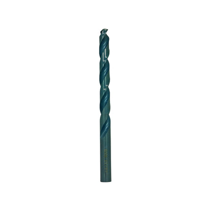 Broca HSS de acero rápido 11/32 para metal, con acabado azul oscuro para mayor durabilidad