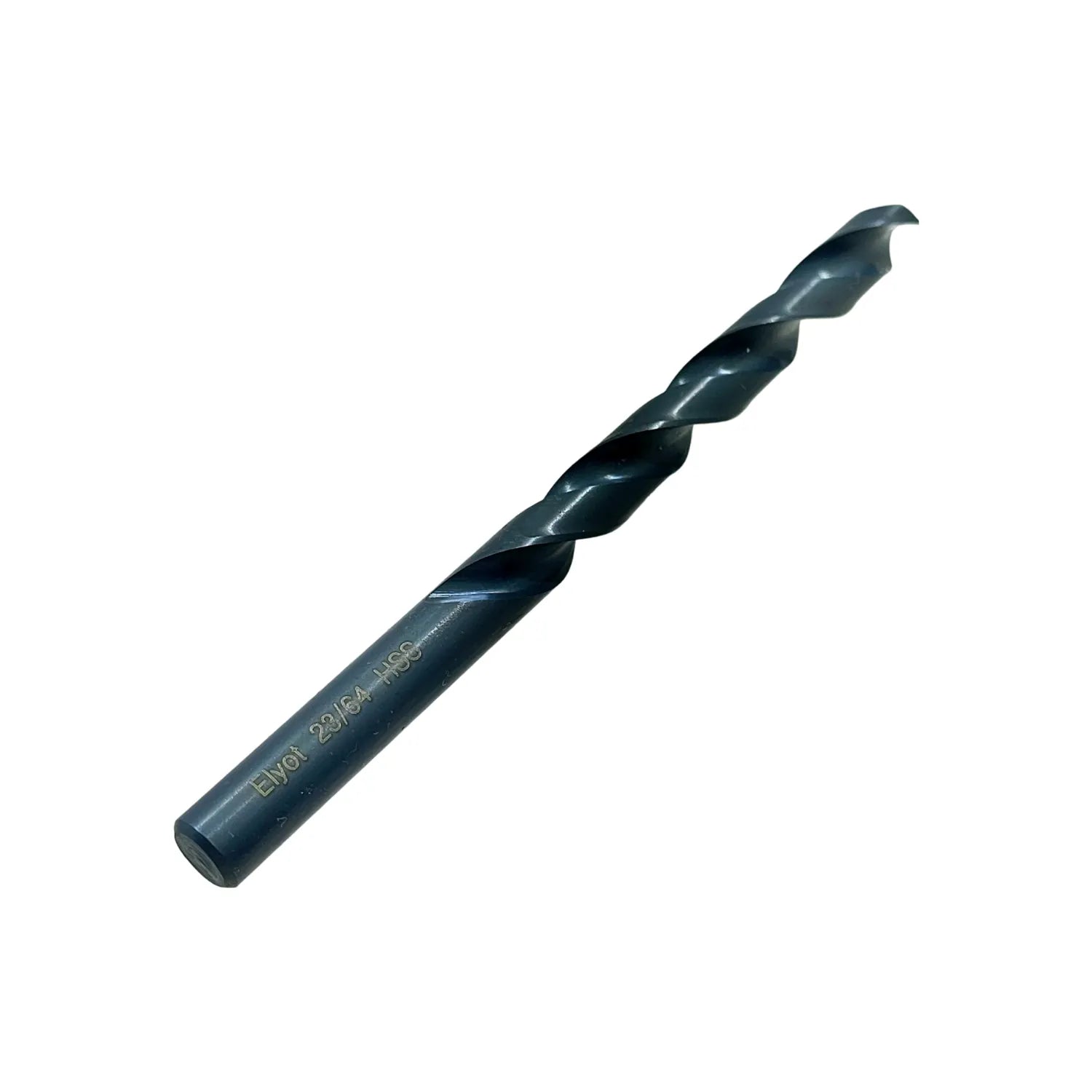 Broca helicoidal Elyot 23/64 HSS para taladro, de acero de alta velocidad para metal y madera