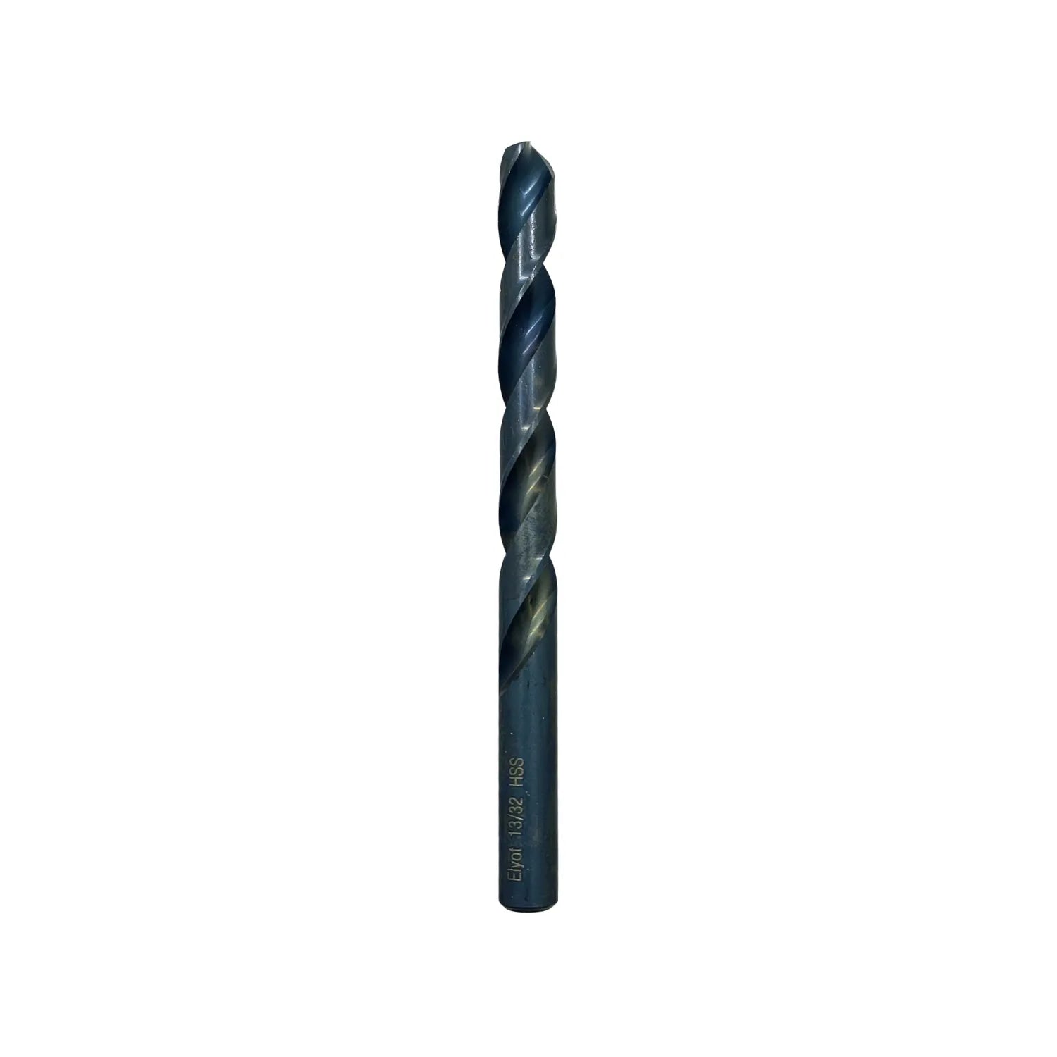 Broca de acero rápido Elyot 13/32" HSS negra para taladro de metal o madera
