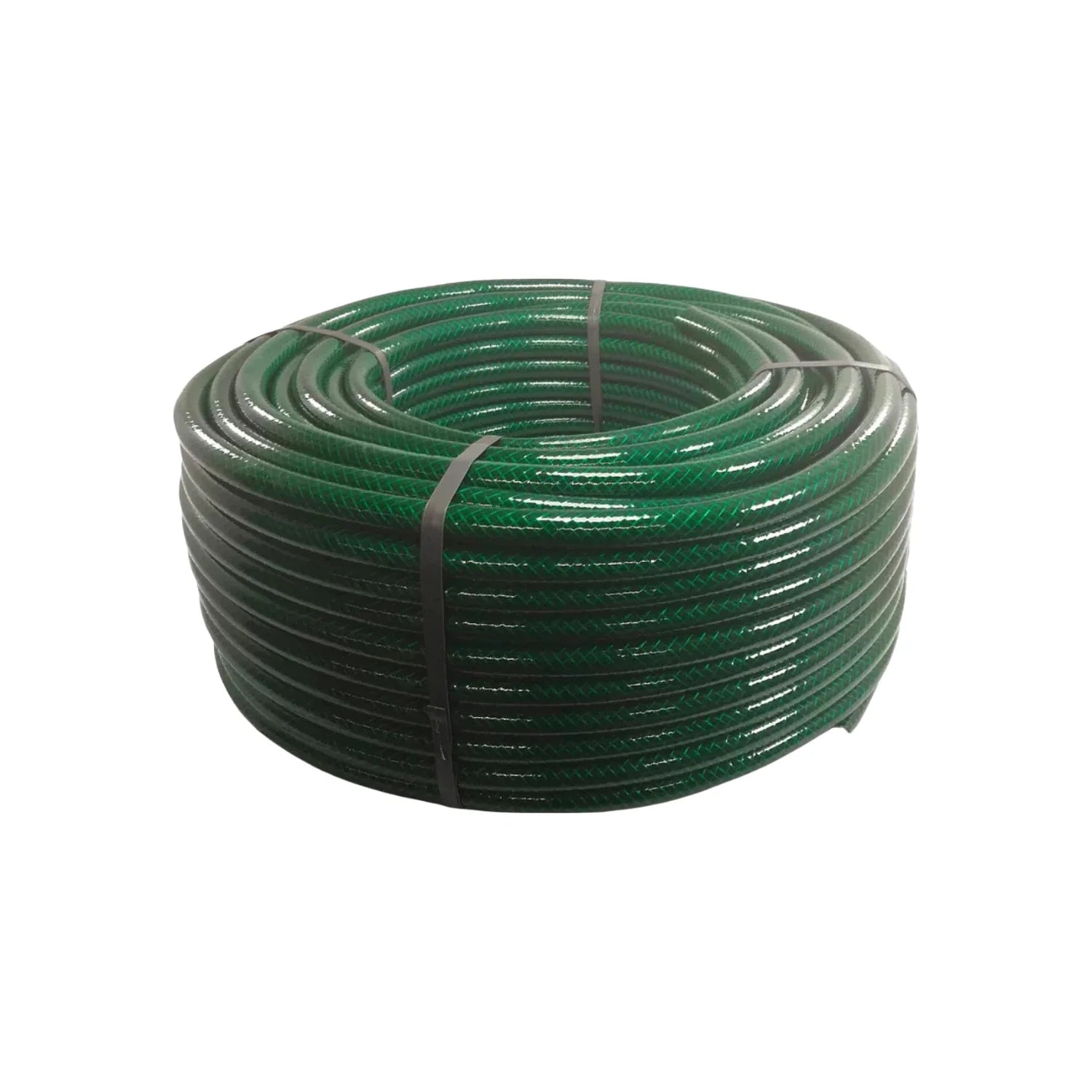 Medida: 3/4",Longitud: 100 metros.,Tecnología anti-torceduras.,Refuerzo con tejido tramado.