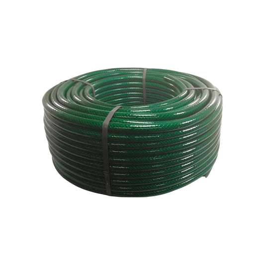 Medida: 3/4",Longitud: 100 metros.,Tecnología anti-torceduras.,Refuerzo con tejido tramado.