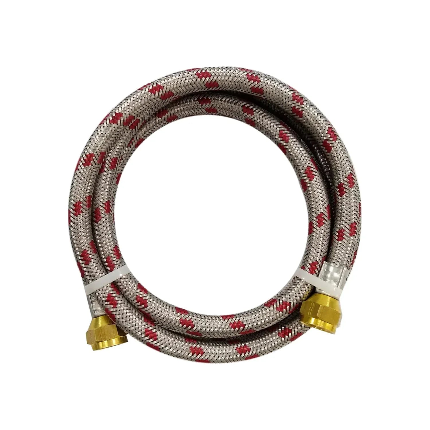 Manguera para gas.,metálica.,Diámetro 3/8"x2 m,Reforzada tejida.,Trabajo de presión 300 PSI