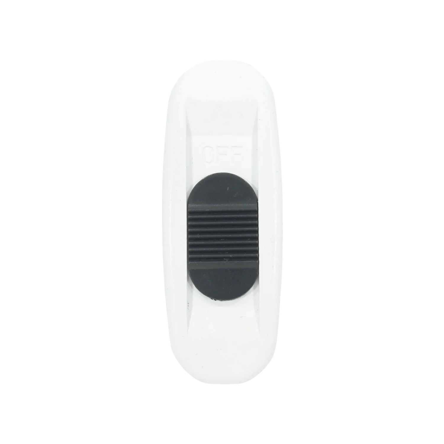 Fabricado en ABS,Color blanco.,Apagador de paso.,Mecanismo deslizable.,Voltaje: 120 V,Corriente: 3 A