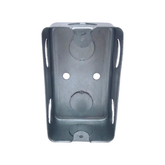Fabricado en acero galvanizado.,Medida 2"x4",Chalupa 1/2"