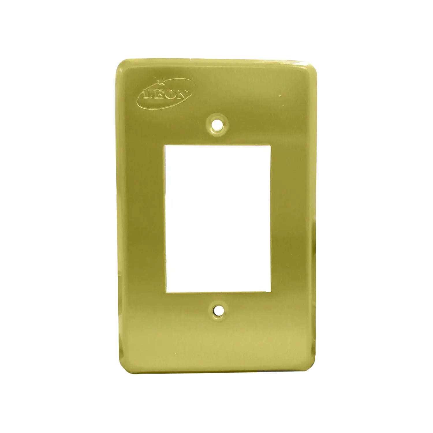 Fabricada en aluminio.,Placa de 3 ventana acabado dorado.,Incluye tornillos.,Para apagadores tipo italiano.