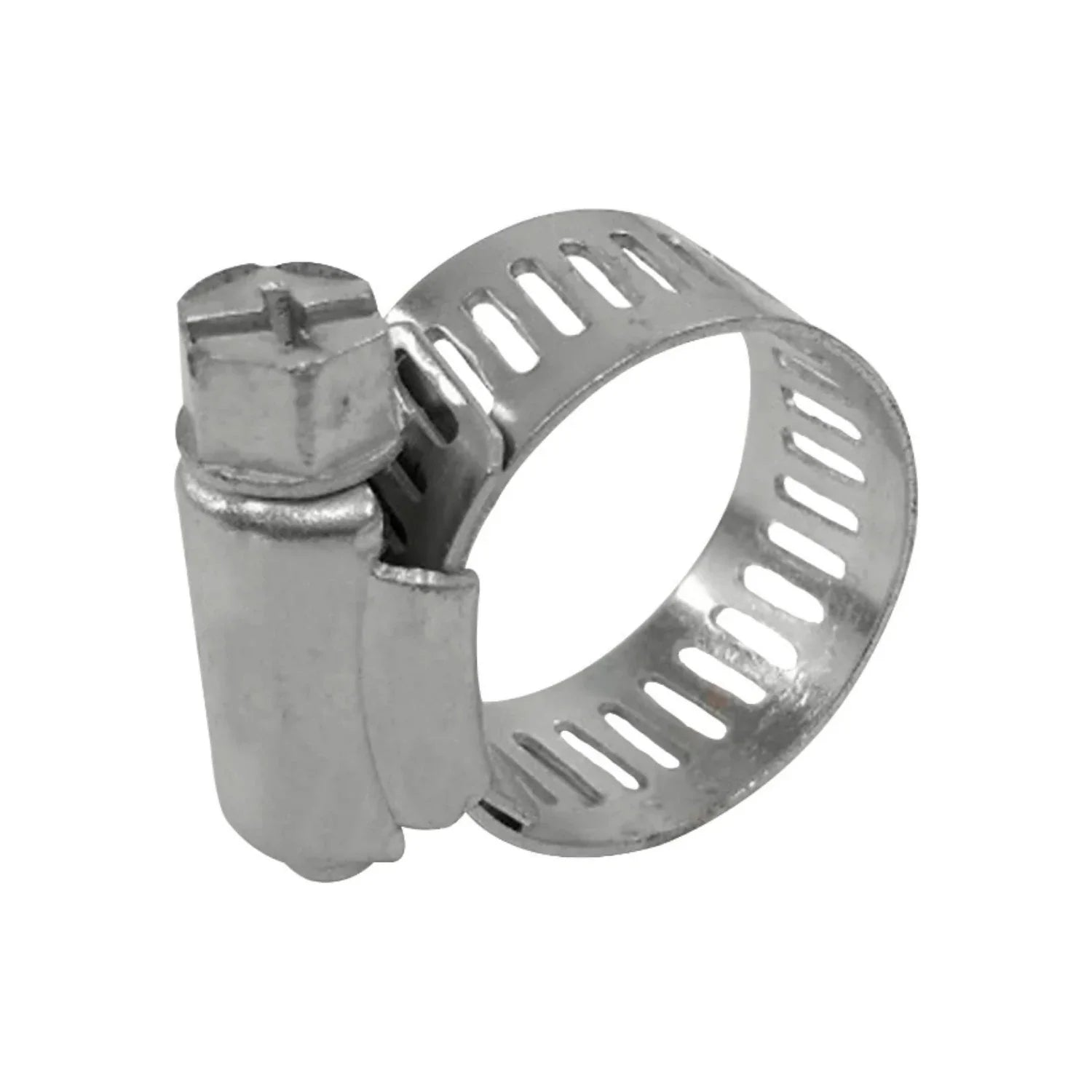 Banda y carcasa fabricada de acero inoxidable.,Apertura mínima: 1/2" (11 mm).,Apertura máxima: 7/8" (23 mm).,Abrazadera #08 y Banda de ½” (11 mm).,Abrazadera sin fin.
