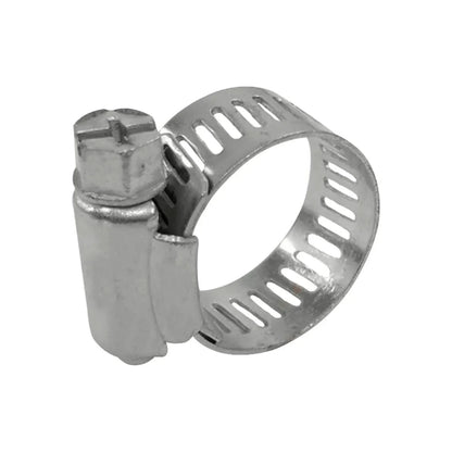Banda y carcasa fabricada de acero inoxidable.,Apertura mínima: 1/2" (11 mm).,Apertura máxima: 7/8" (23 mm).,Abrazadera #08 y Banda de ½” (11 mm).,Abrazadera sin fin.