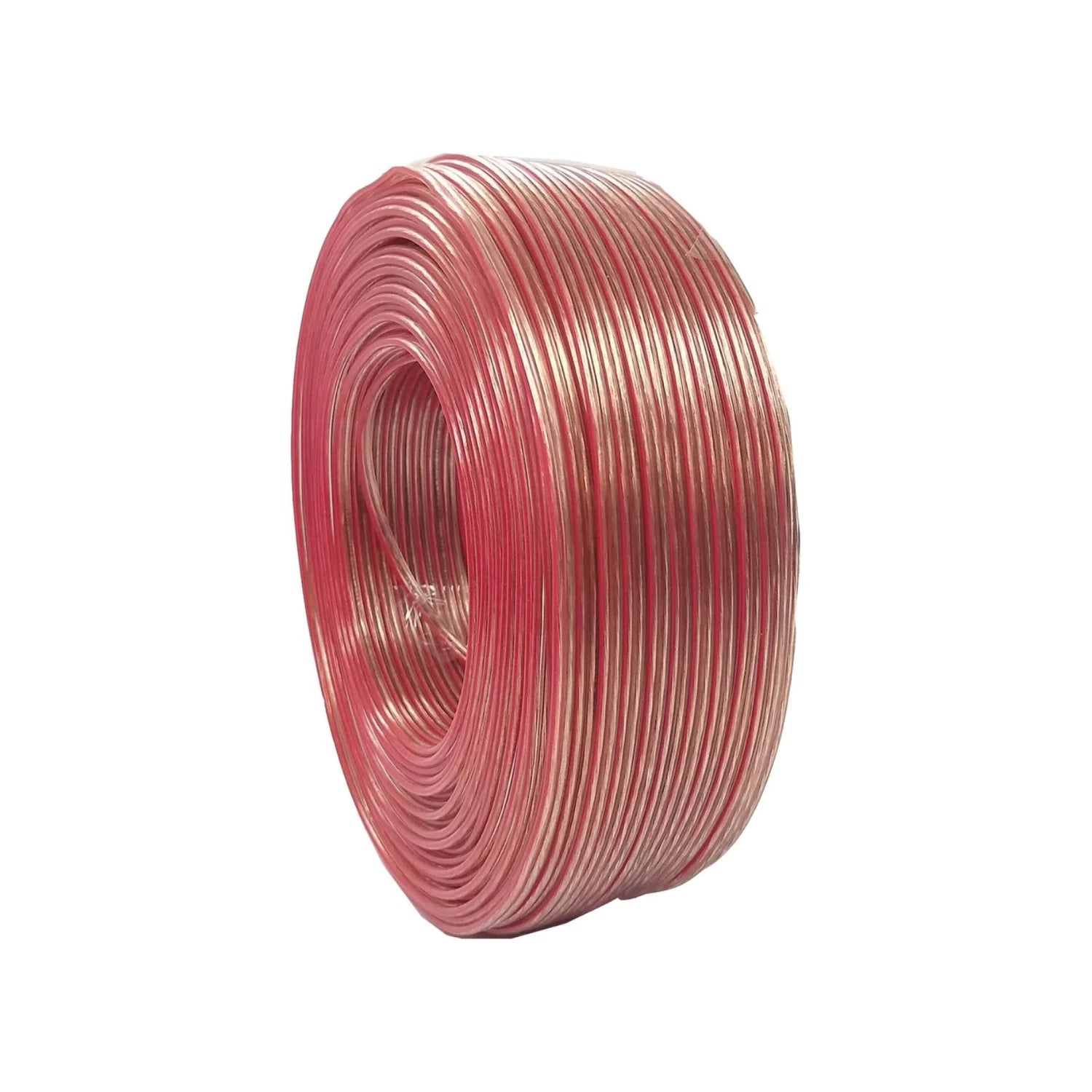 Cable polarizado calibre 22 rojo y cobre, rollo de 100m para bocinas y audio