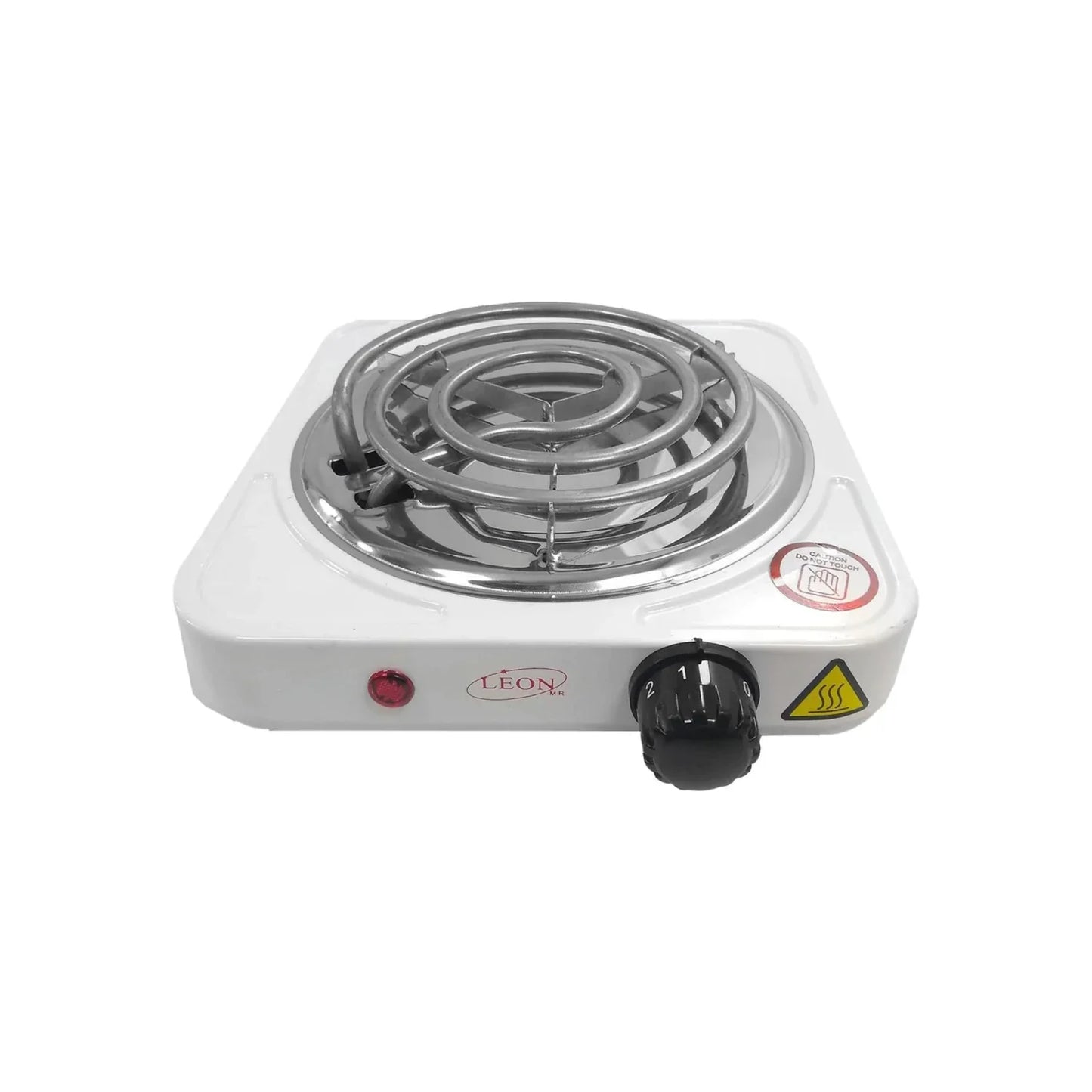 Elaborada de lamina reforzada.,Resistencia de 150 mm,Perillas de auto-termostato.,Indicadores de luz con protección de calentamiento.,Voltaje 127 V - 60 Hz,1000 W máximo 500 C
