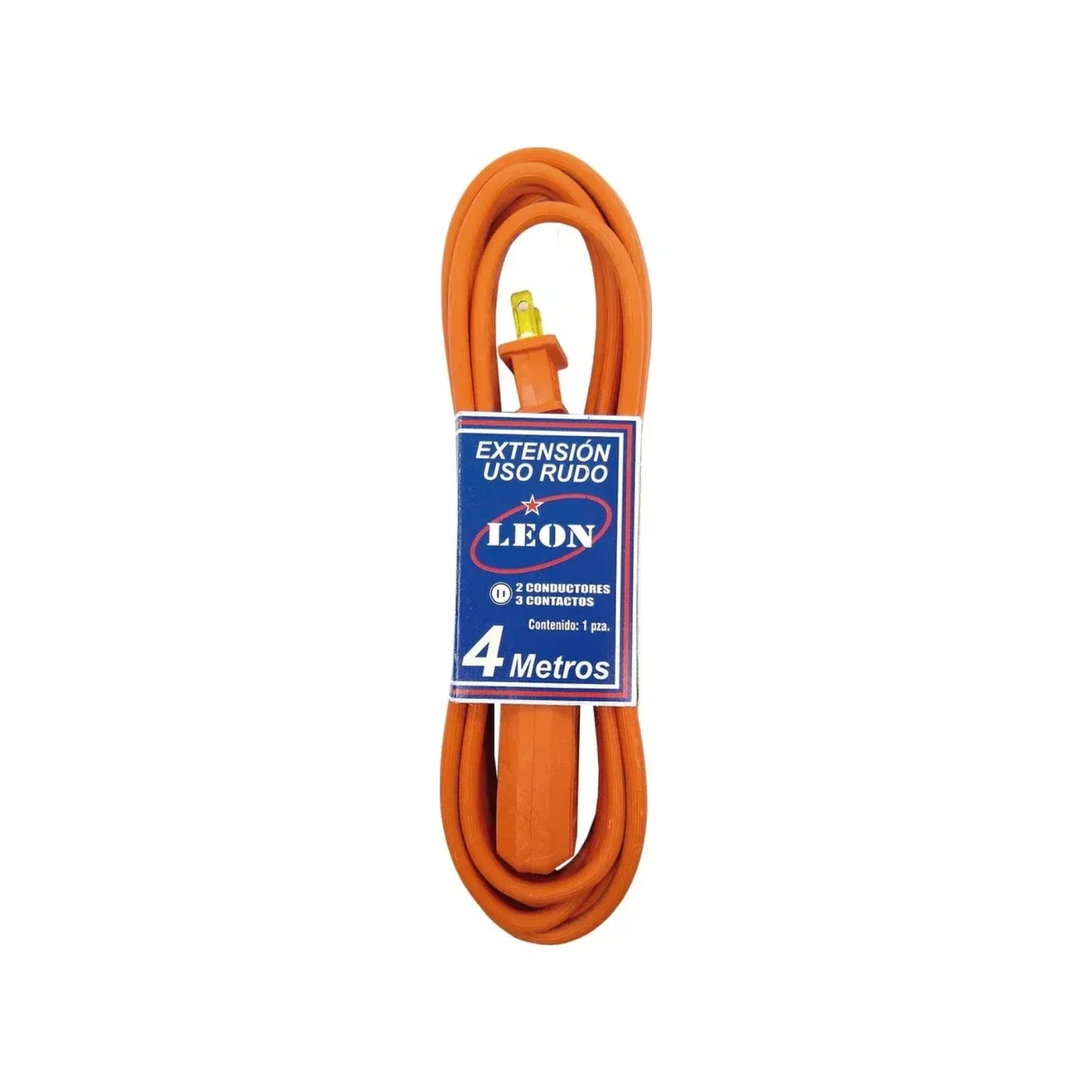 Fabricada en polivinil.,4 metros de largo con 3 tomas.,Tipo de cable sjt- 18 AWG x 3 c.,Con diseño para conectar clavijas aterrizadas.