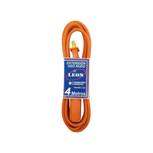 Fabricada en polivinil.,4 metros de largo con 3 tomas.,Tipo de cable sjt- 18 AWG x 3 c.,Con diseño para conectar clavijas aterrizadas.