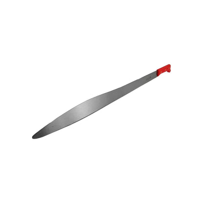 Machete Bellota acapulqueño 27 pulgadas hoja pulida con mango rojo para agricultura y desmonte.