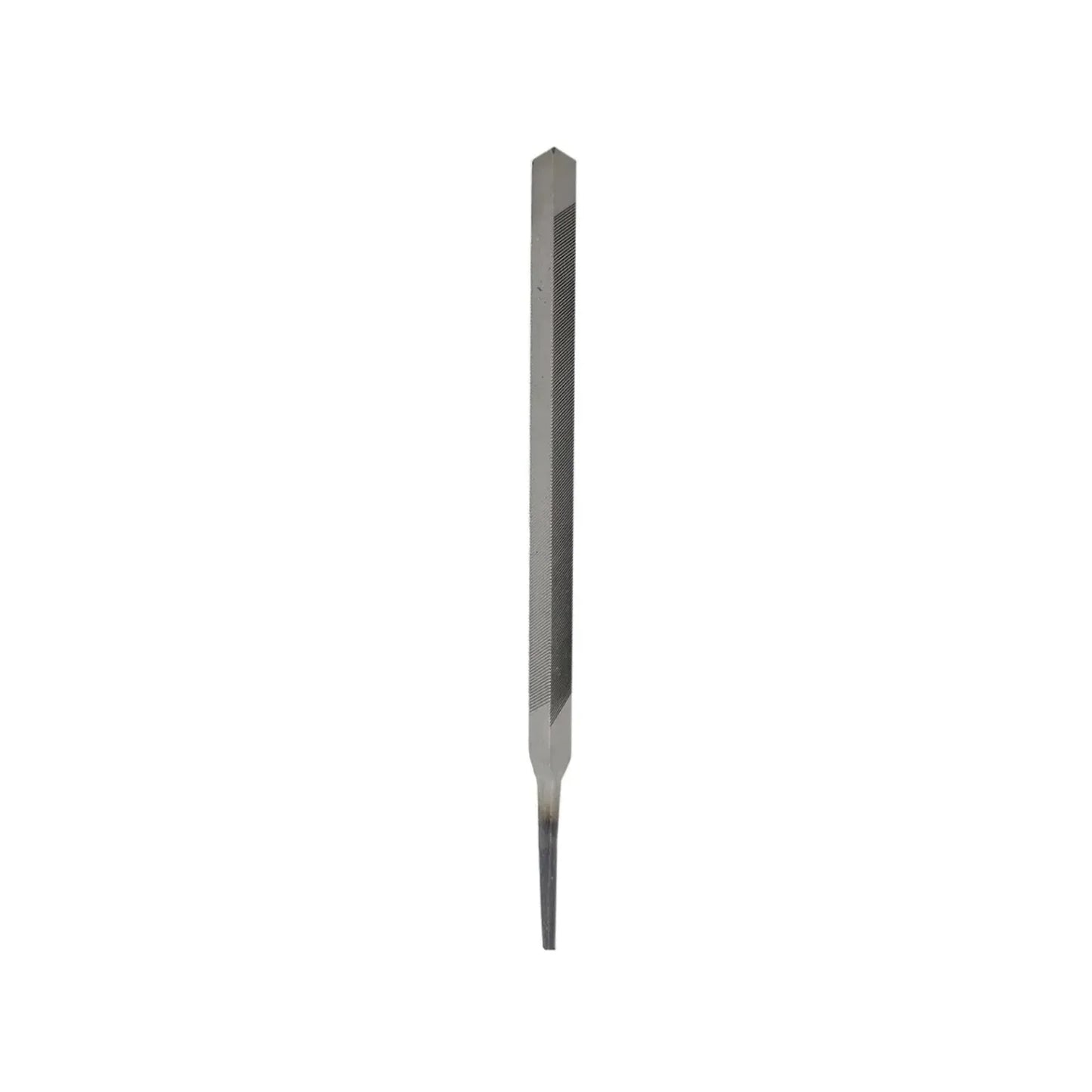 Lima triangular de acero para metales con mango de espiga para limado de precisión en talleres y carpintería