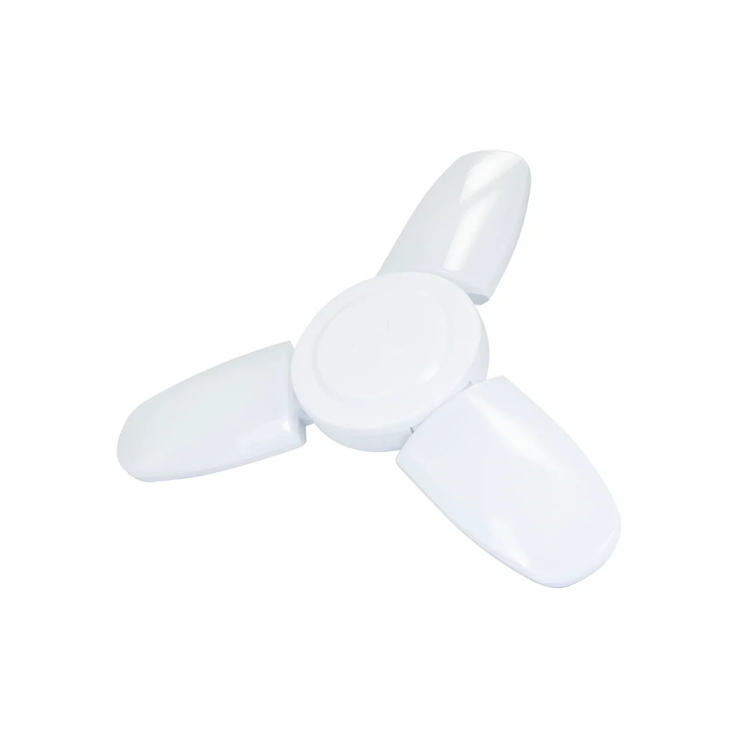 Foco LED mini de 18 W,Tres aspas luminosas plegables.,10 000 horas de vida.,Base E27