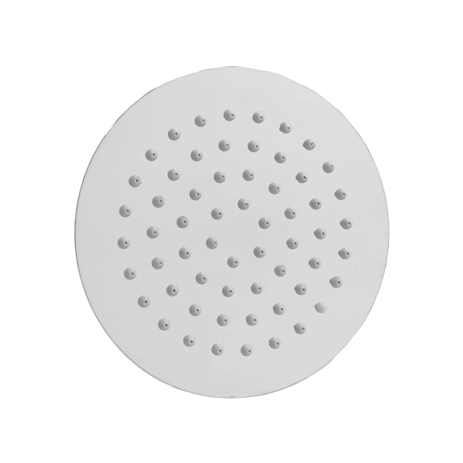 Plato de regadera circular cromado con boquillas de silicona gris antical para cabezal de ducha de baño
