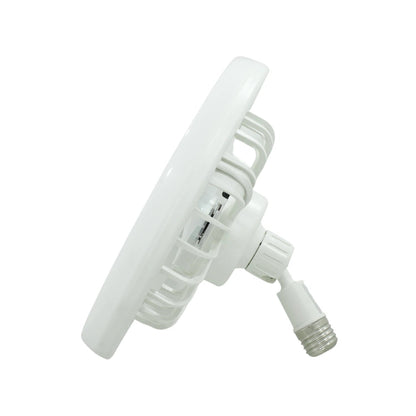Lámpara ventilador LED 30W articulada blanca con rosca E27 para iluminación eficiente