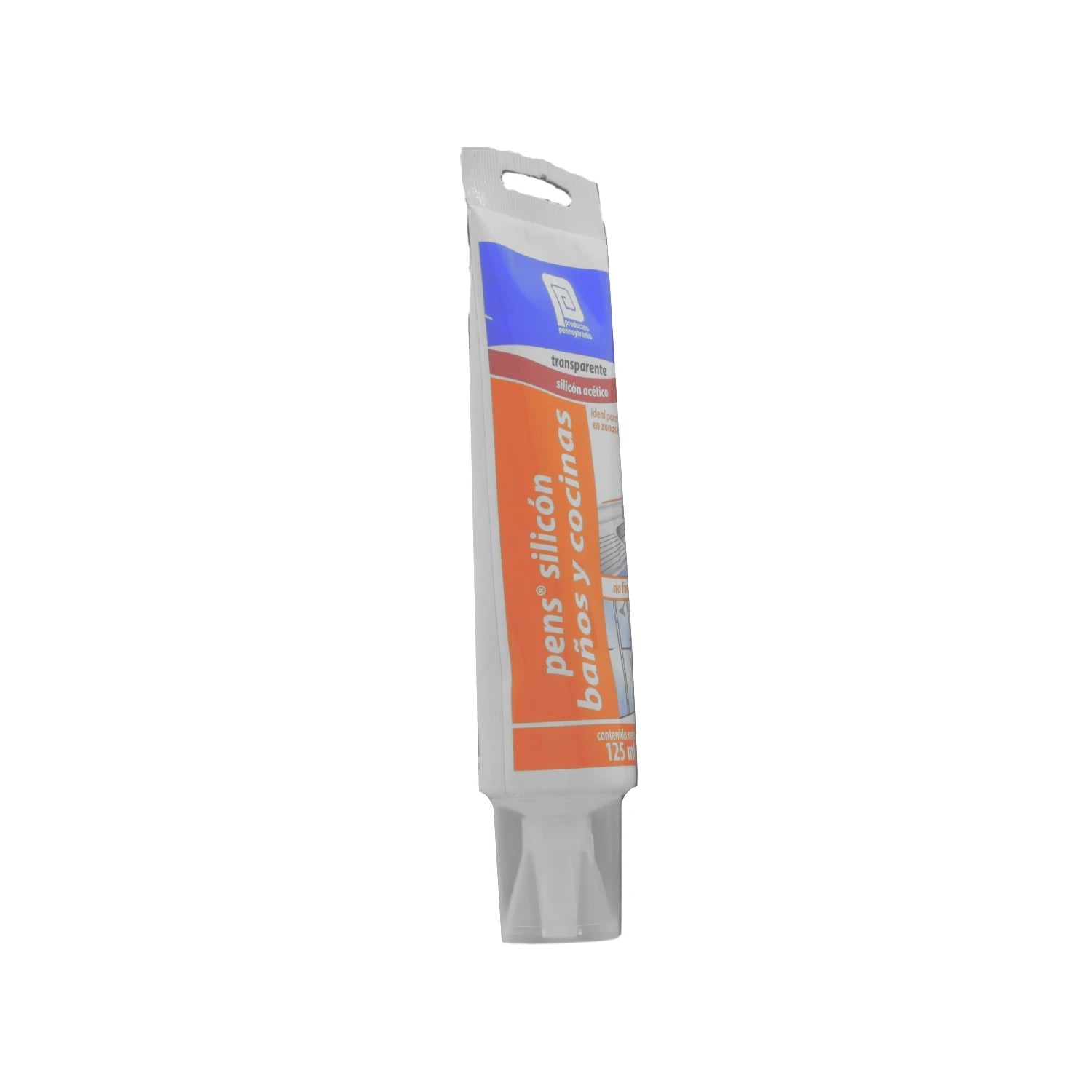 Silicón transparente acético pens® para baños y cocinas 125 ml