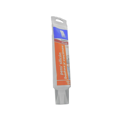 Silicón transparente acético pens® para baños y cocinas 125 ml