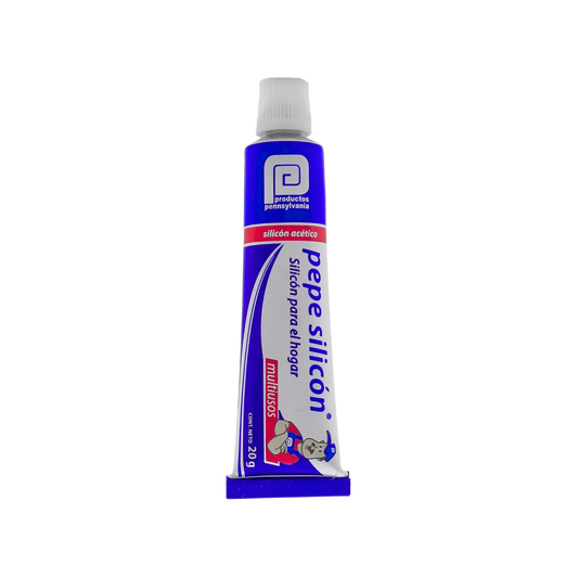 Silicón acético multiusos 20g Pepe Silicon para sellado doméstico, Productos Pennsylvania