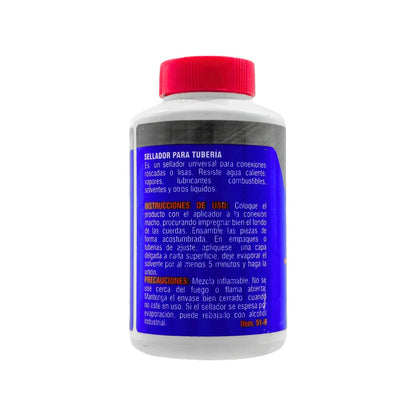 Sellador universal Permatex 51-H para tubería, 120g, resistente a agua caliente, combustibles y solventes