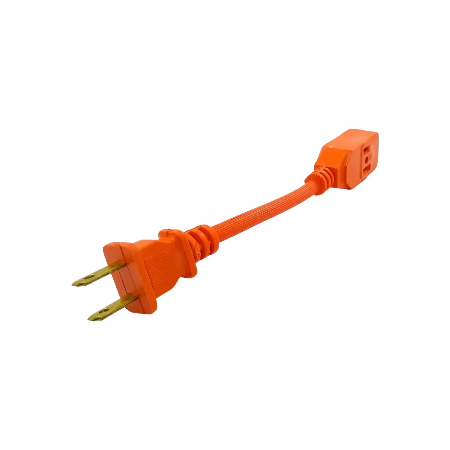 Extensión uso rudo 15 cm naranja cholulita.,15 metros de largo.,Extensión con 3 contactos.,Con diseño para conectar clavijas aterrizadas.